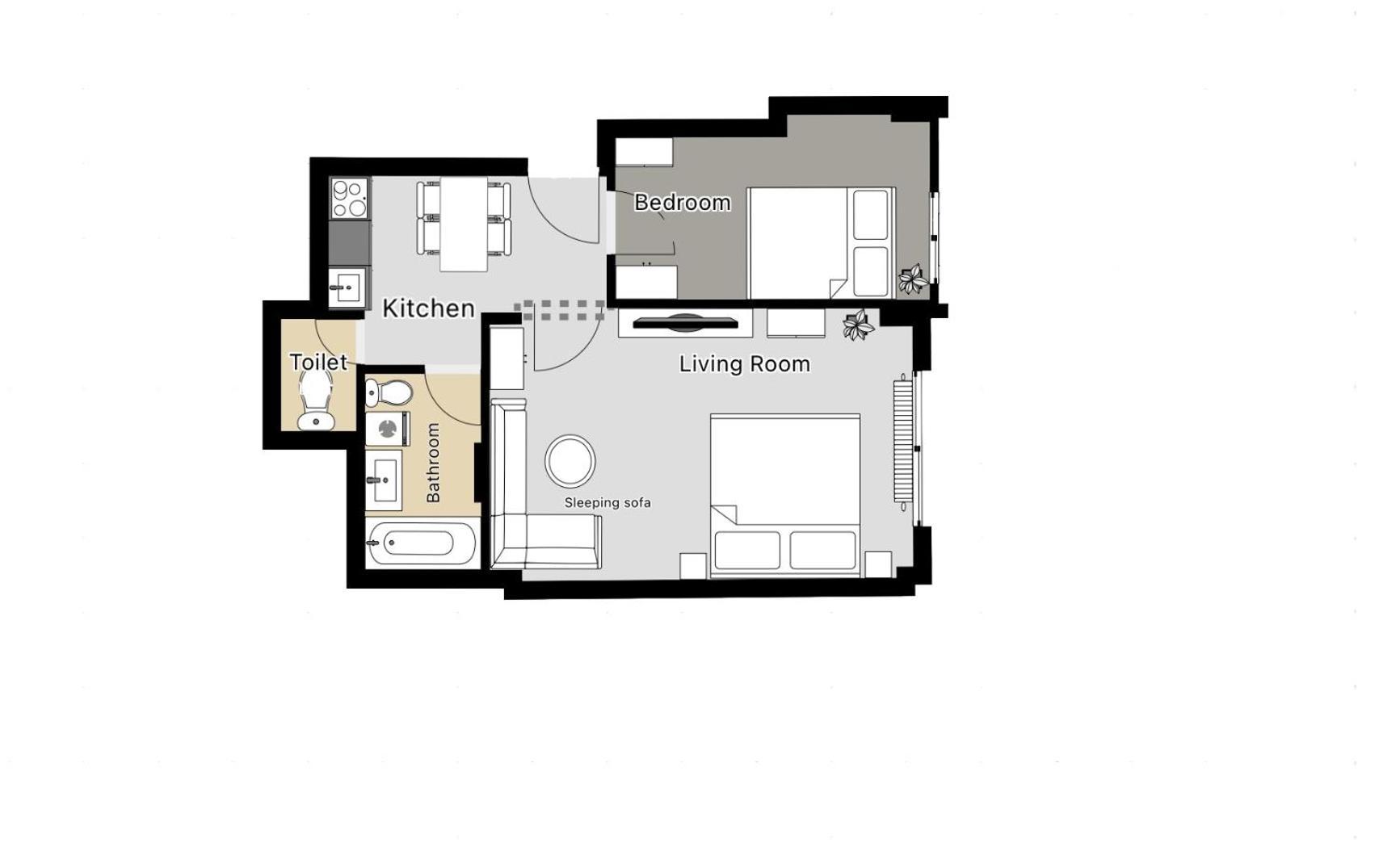 2Br 1,5Bath Chic City Suite Near Wenceslas Square Praga Exterior foto