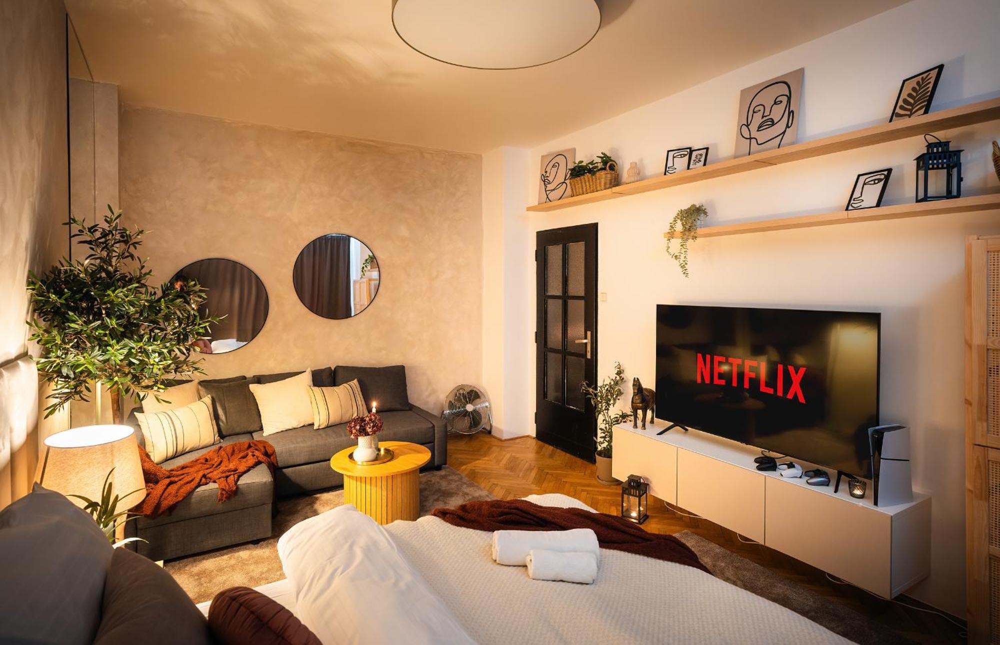2Br 1,5Bath Chic City Suite Near Wenceslas Square Praga Exterior foto