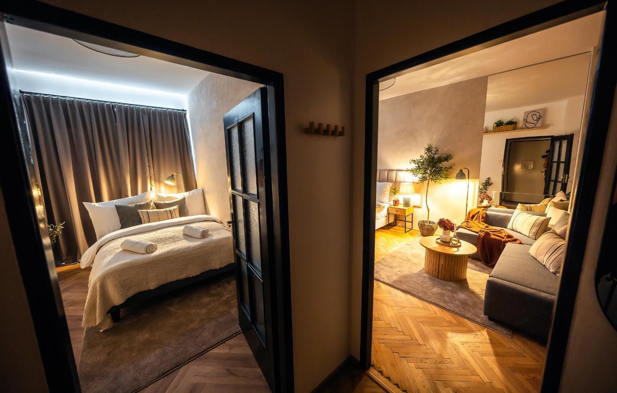 2Br 1,5Bath Chic City Suite Near Wenceslas Square Praga Exterior foto